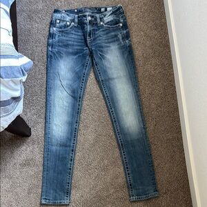 Miss Me Women's Blue Denim Jeans size 28